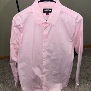 Express Men's Light Pink Dress Shirt